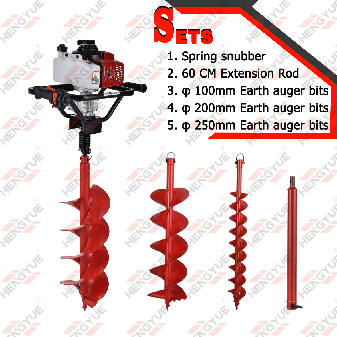 63/68CC Hand Held Earth Auger Machine